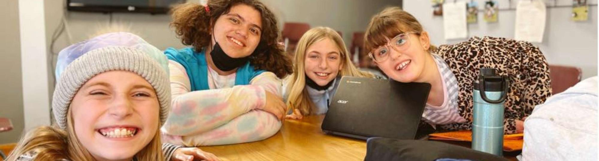 children at boys and girls club